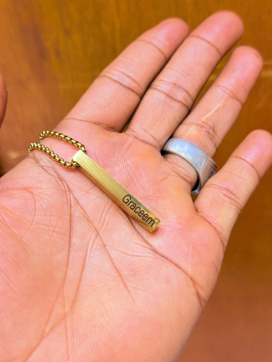 Collier Personnalisé Gravé