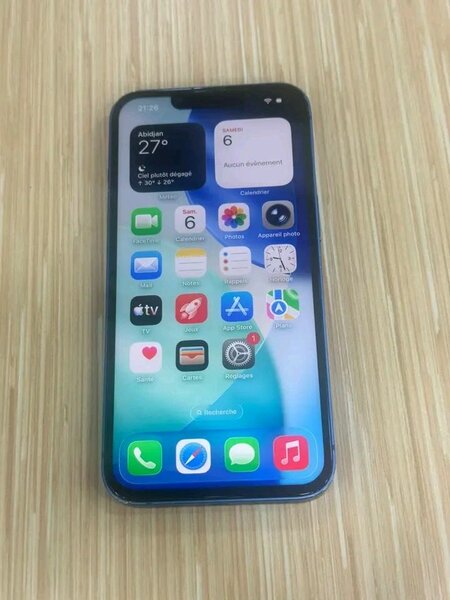 iPhone avec coque de protection