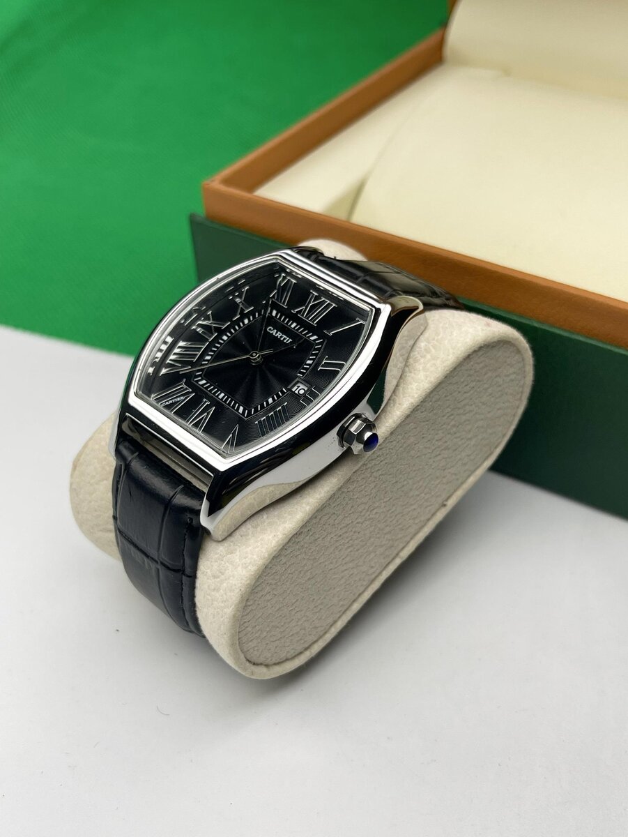 Montre homme classique en cuir