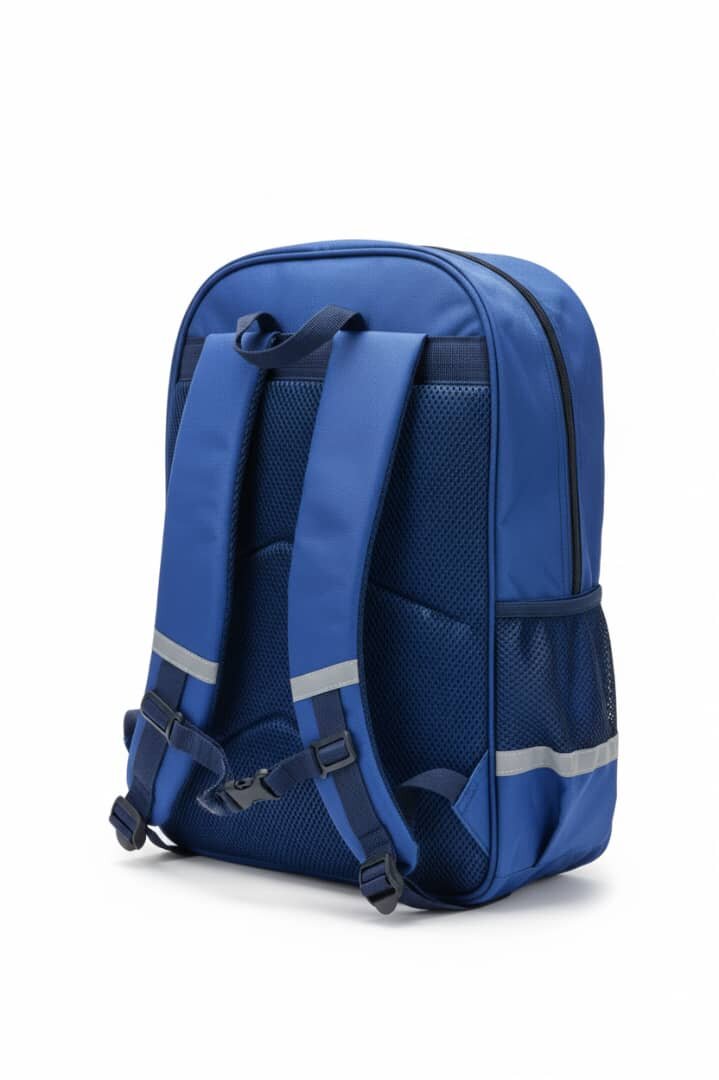 Sac à dos enfant bleu rigolo