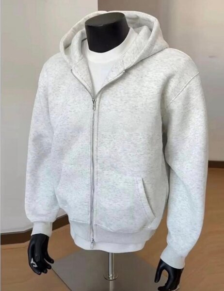 Sweat à capuche gris homme