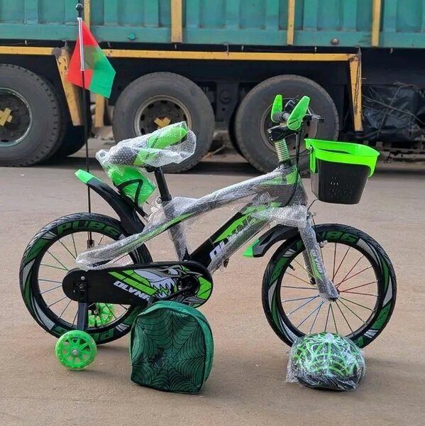 Vélo enfant DELING vert et noir