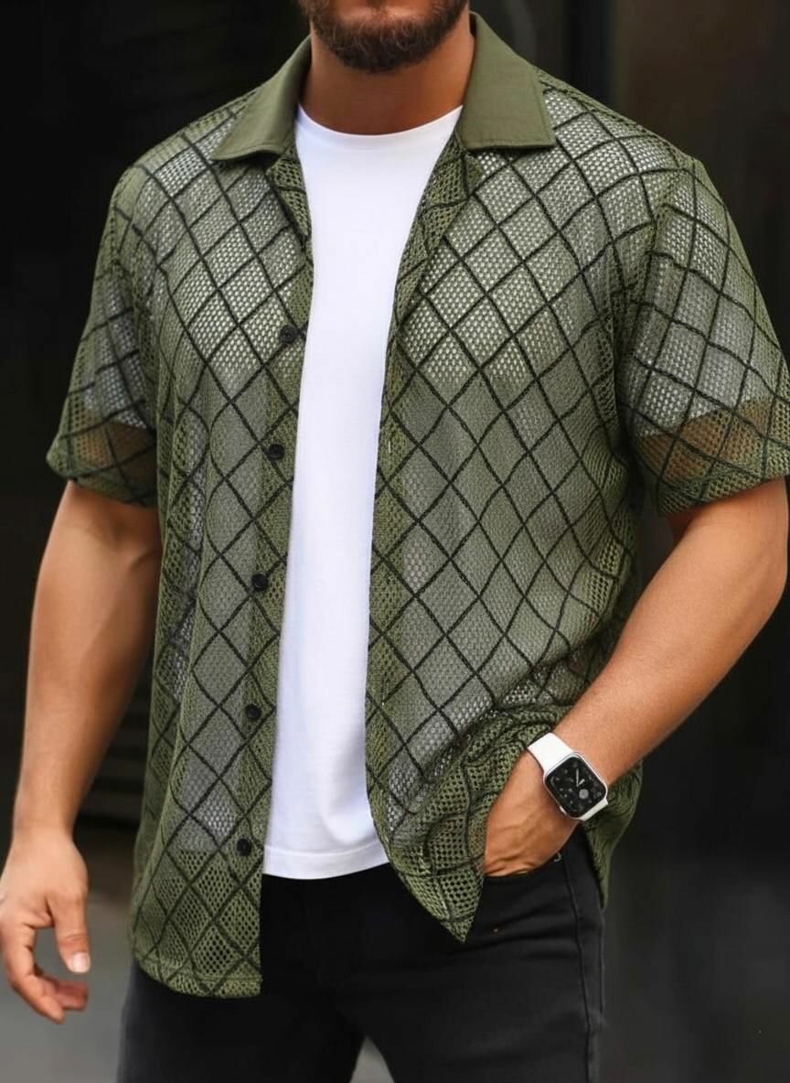 Chemise en crochet élégante