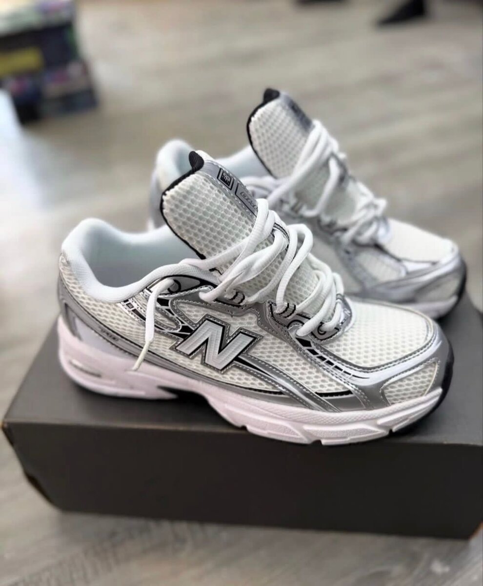 Baskets New Balance argent