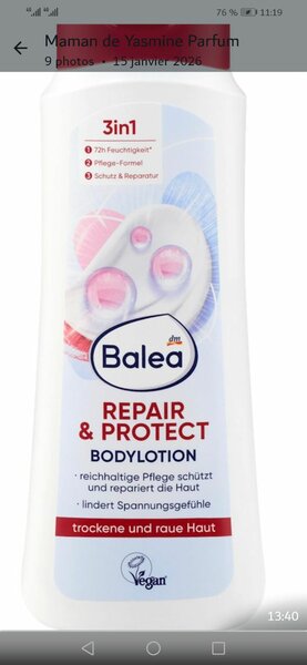 Balea Repair & Protect Body Lotion 3 en 1