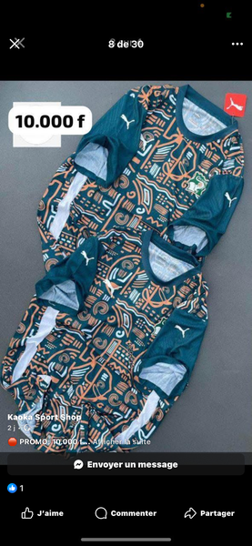 Maillots de football Côte d'Ivoire