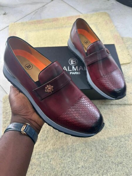 Sneakers en cuir pour homme