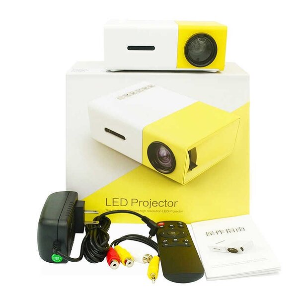 Mini projecteur LED HD compatible avec plusieurs appareils