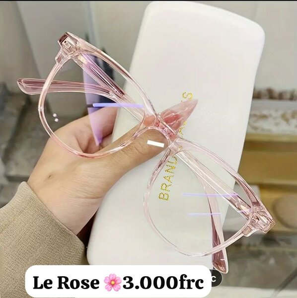Lunettes transparentes élégantes