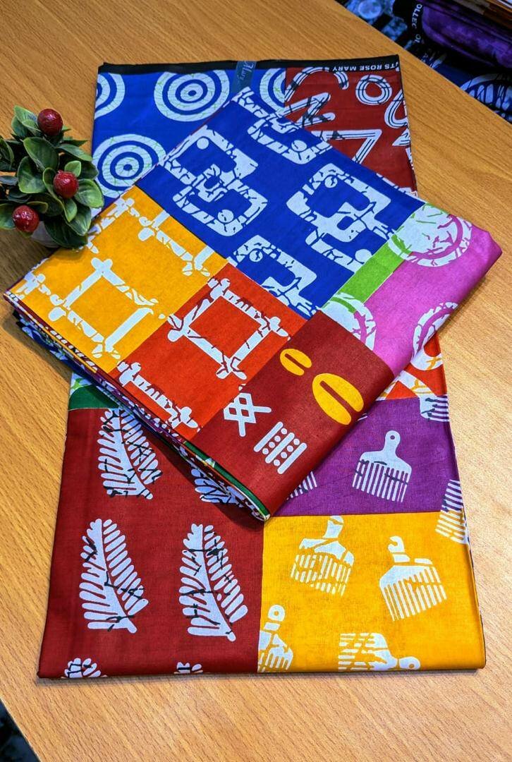 Tissu Africain Coloré Coton