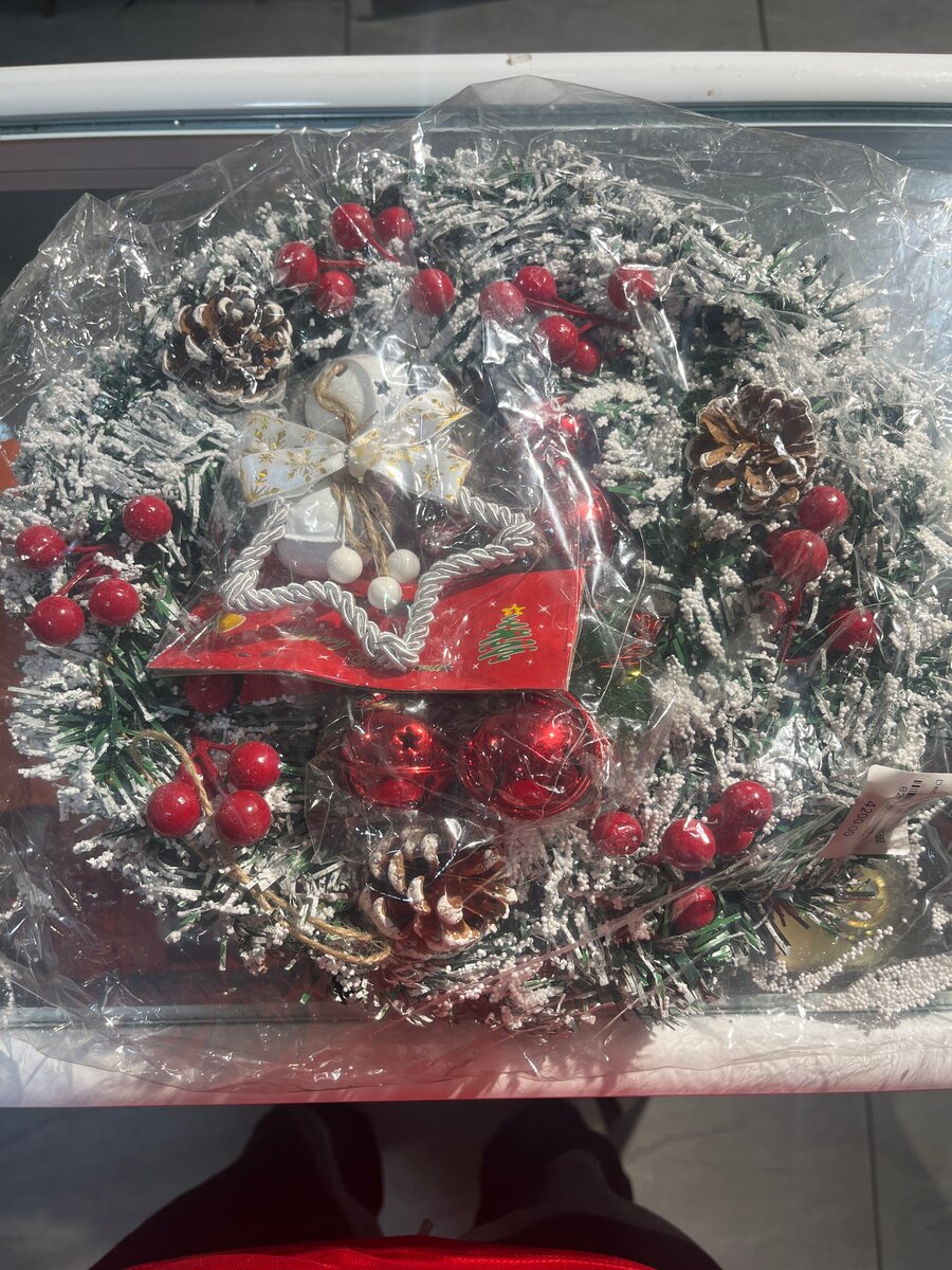 Couronne de Noël décorative