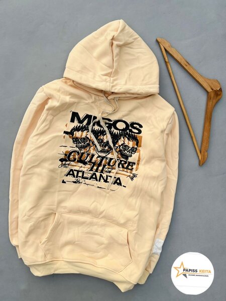 Sweat à capuche imprimé tendance