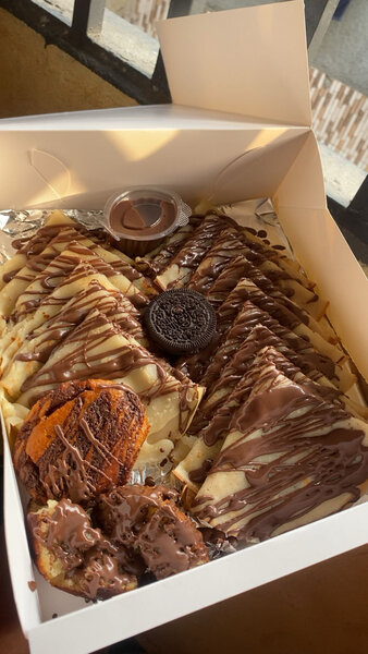 Assortiment de crêpes chocolat