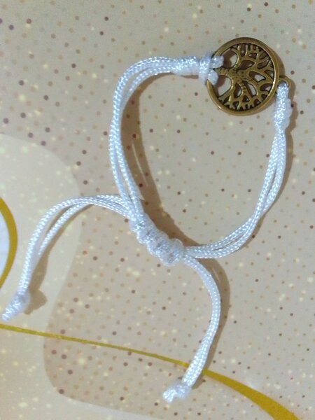 Bracelet Arbre de Vie blanc