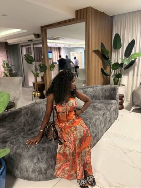 Robe longue imprimée été