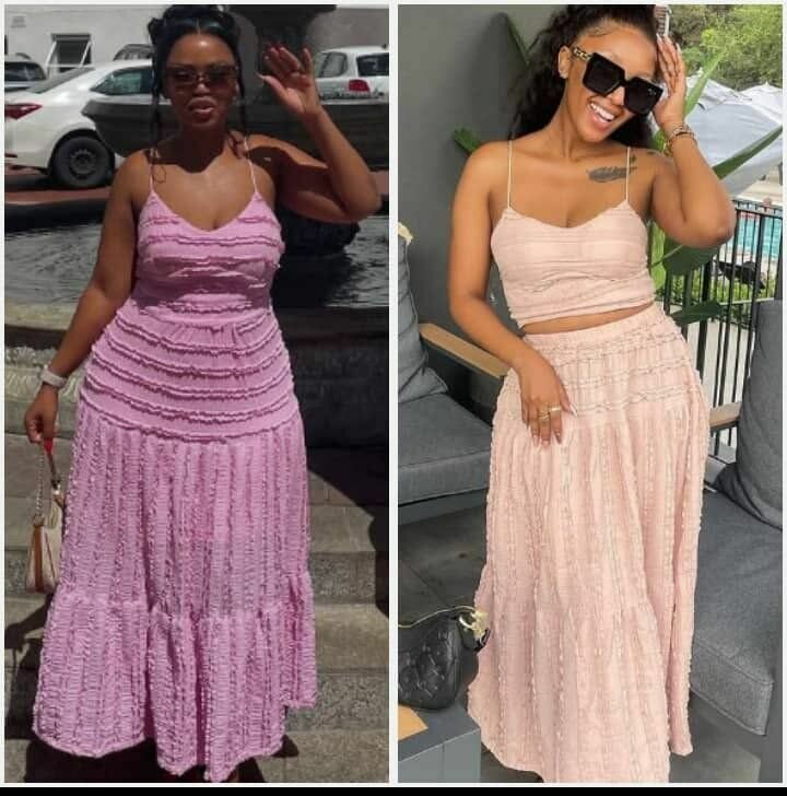 Ensemble jupe et haut pour femmes