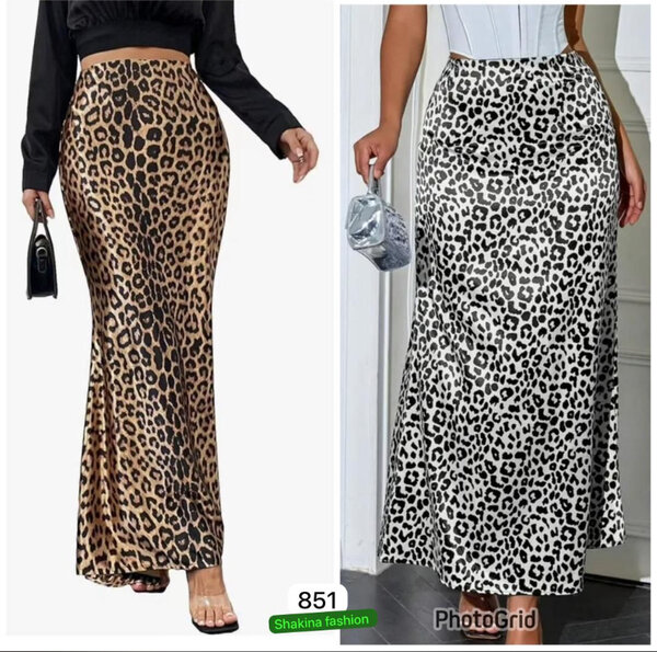 Jupe Longue Léopard Élégante