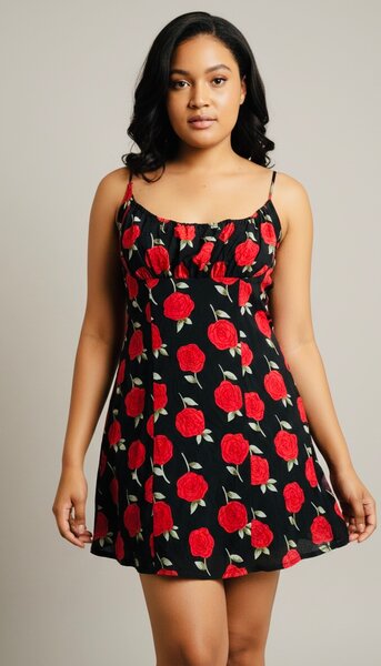 Robe Fleurie Évasée