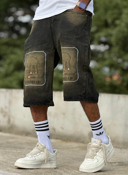 Bermudas en denim pour hommes