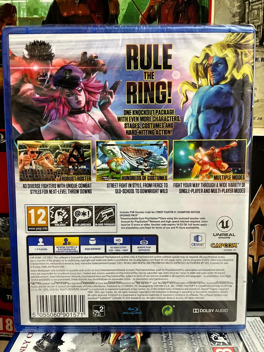 Cd ps4 Street Fighter V