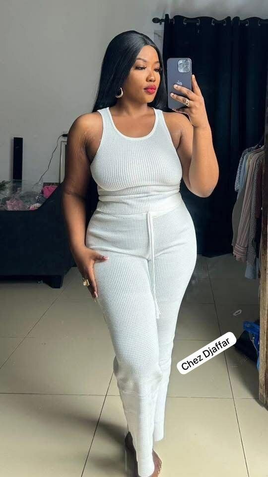 Combinaison blanche femme