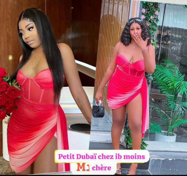 Robe rouge élégante