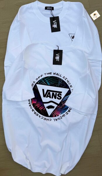 T-shirt Vans blanc pour homme