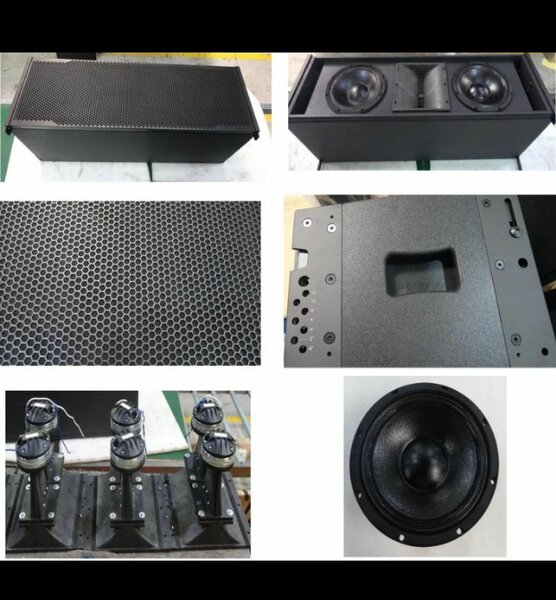 Système de sonorisation professionnel avec enceintes et amplificateur