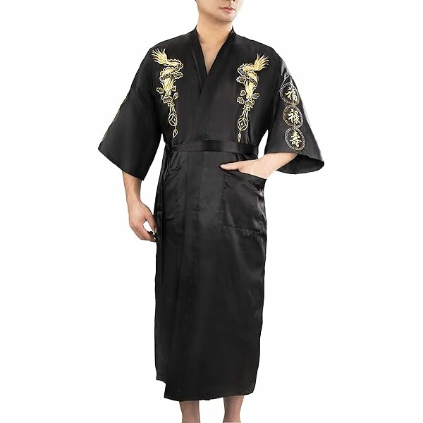 Peignoir kimono homme dragon