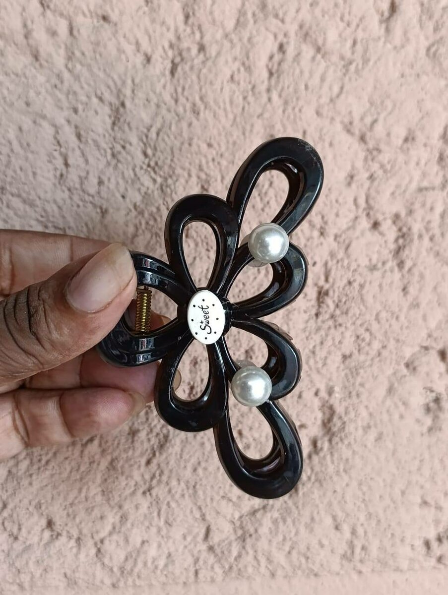 Barrette pour cheveux en plastique