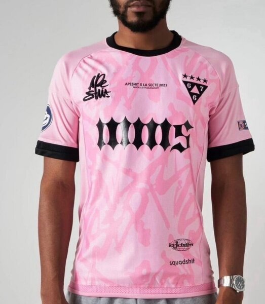 Maillot de Football Rose