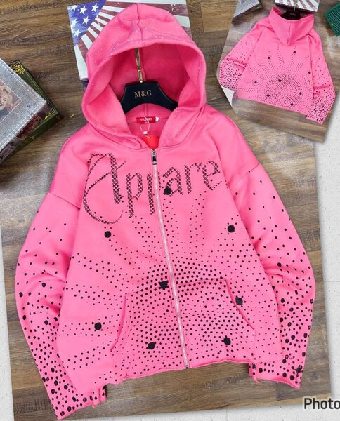 Veste à Capuche Rose Femme