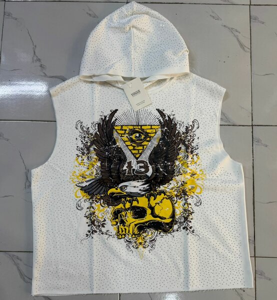 Haut de basket-ball à capuche pour homme