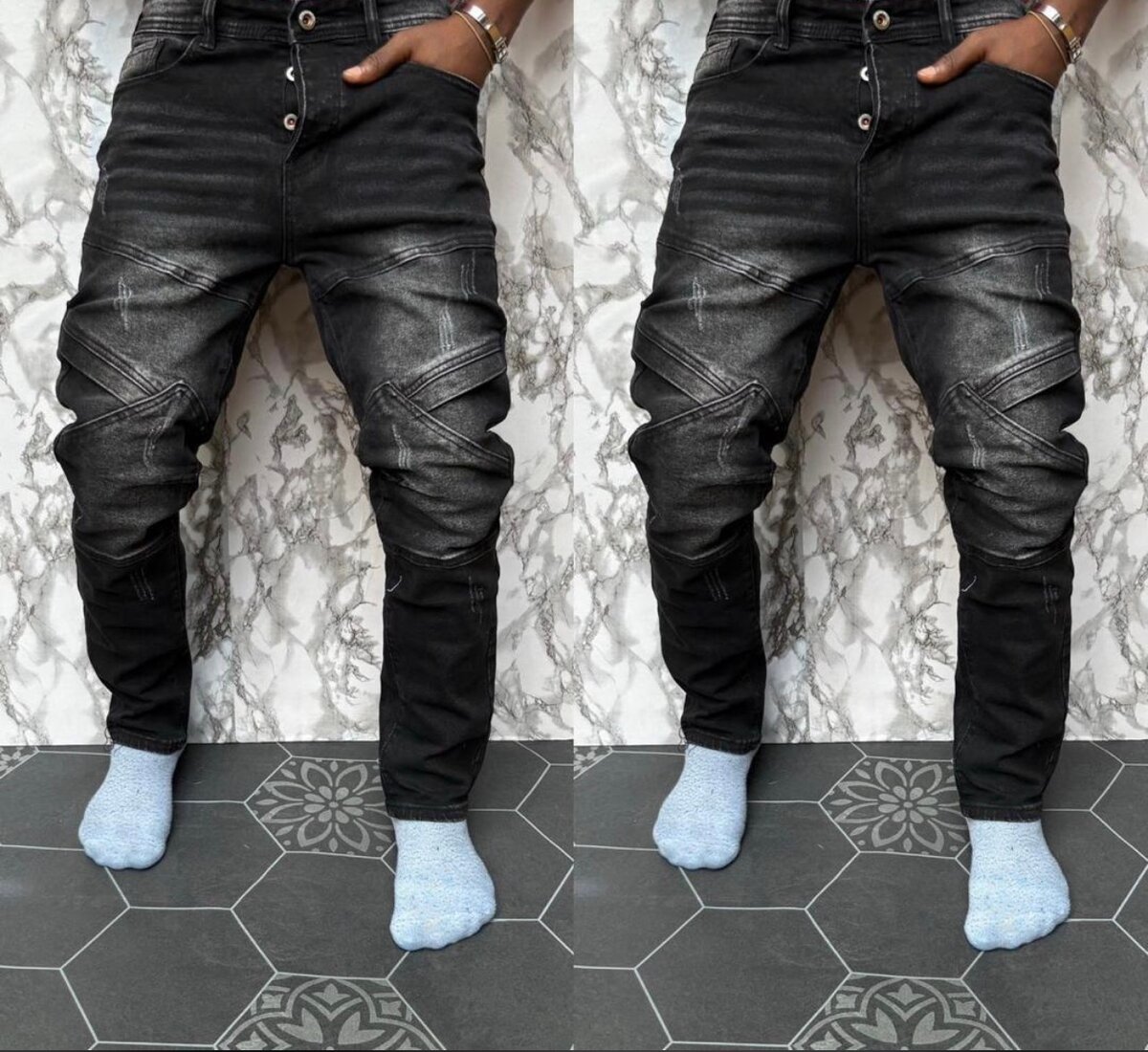Jeans cargo homme tendance