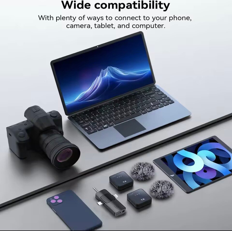 Microphones sans fil 3 en 1