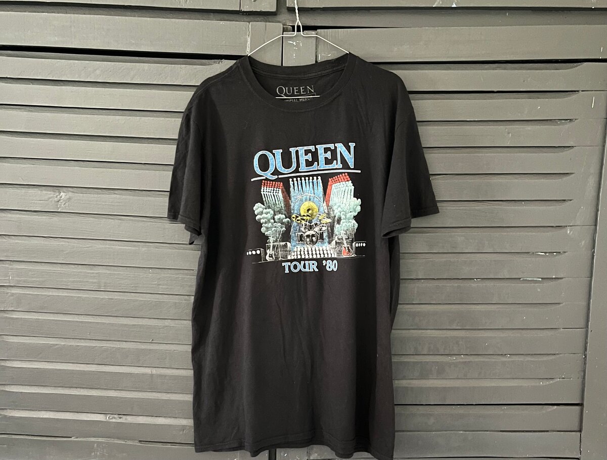 T-shirt Queen Tour '80 vintage