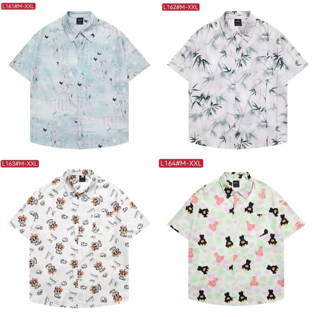 Chemises à motifs colorés