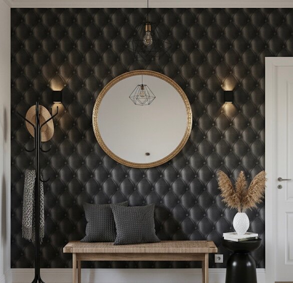 Papier Peint Matelassé Luxe