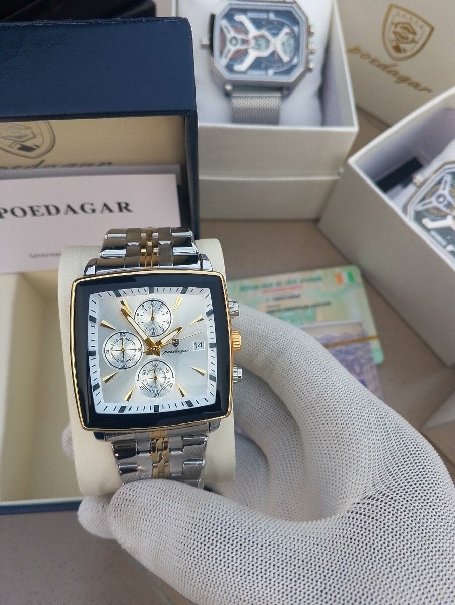 Montre POEDAGAR inoxydable