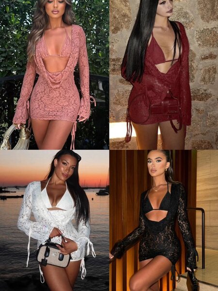 Combinaison en dentelle pour femme