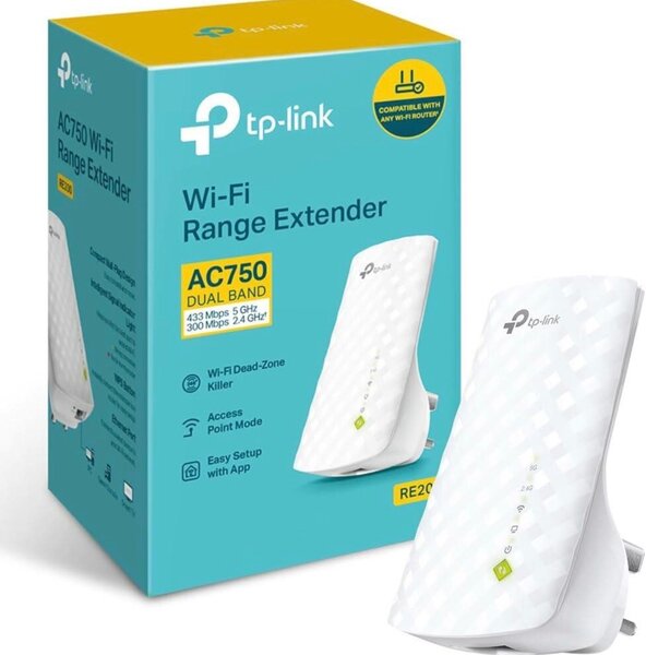 TP-Link RE200 Wi-Fi Range Extender AC750