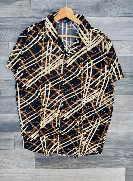 Chemise à motifs pour homme