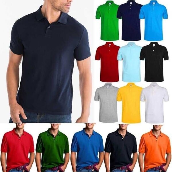 Polo homme manches courtes - Couleurs variées