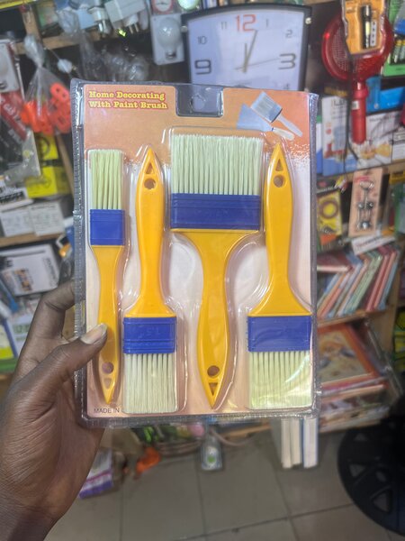 Ensemble de 3 pinceaux pour peinture décorative