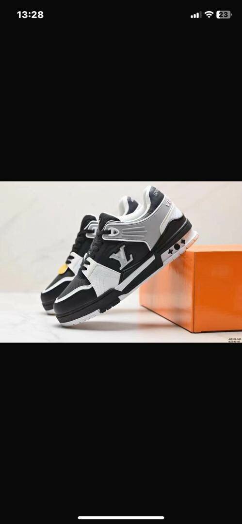 Air lui Vuitton blanc noir