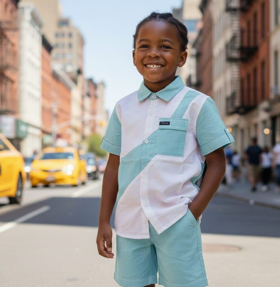 Ensemble garçon été en coton