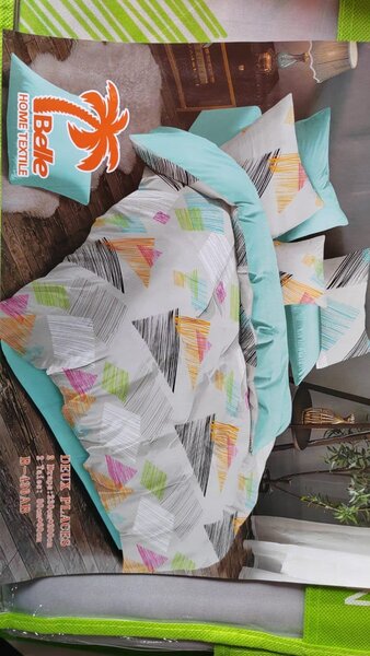 Parure de lit moderne rayée