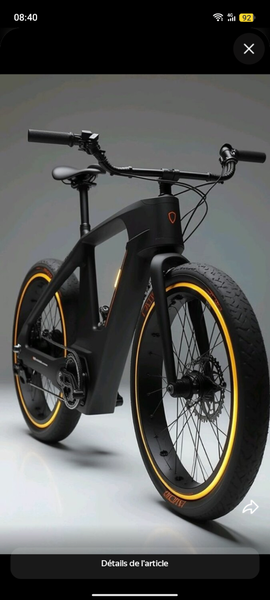 Vélo électrique moderne