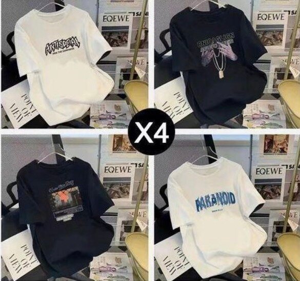 Lot de T-shirts Unisexe Imprimés