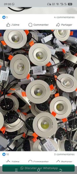 Spots LED encastrables modernes